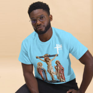 crucifixion scene men's t shirt
