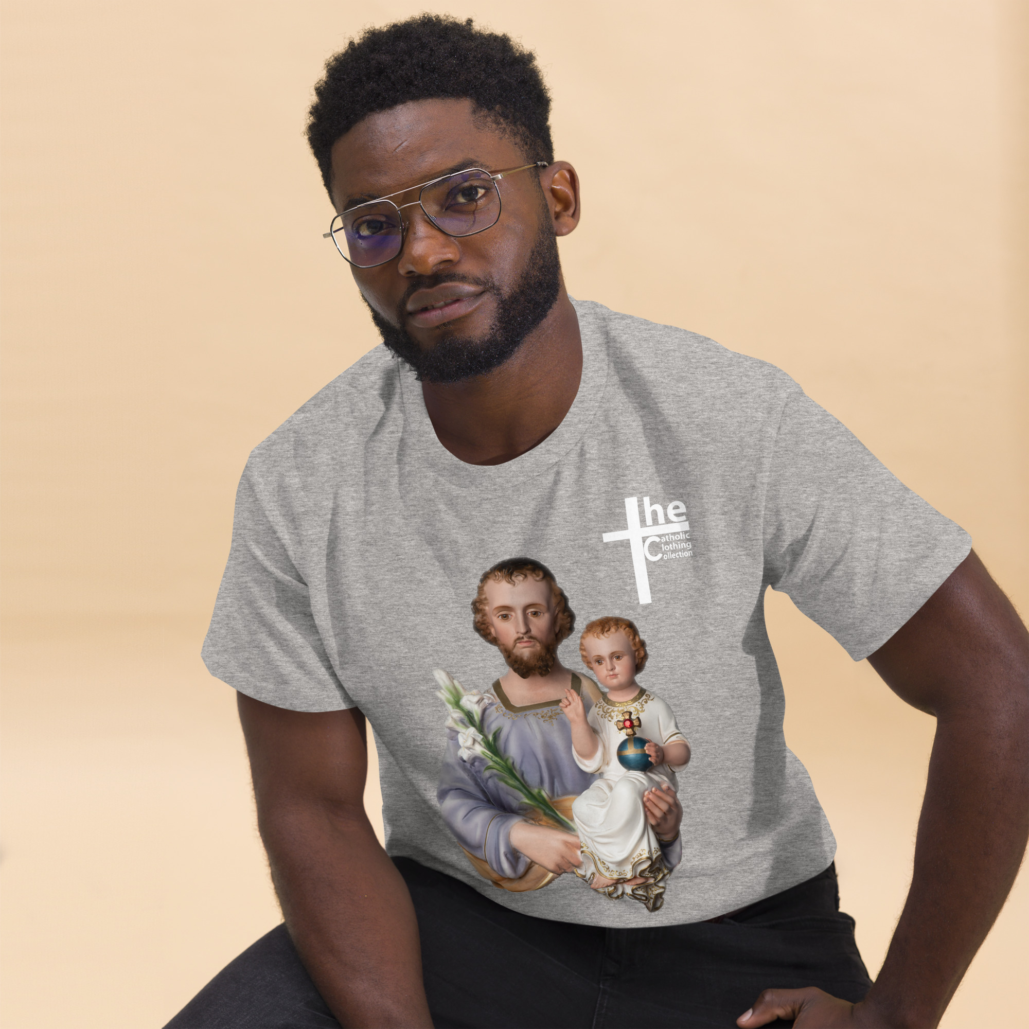 st joseph and jesus men's t shirt st joseph and jesus men's t shirt
