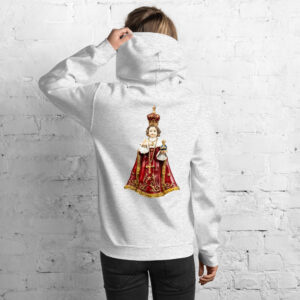 infant of prague women's hoodie