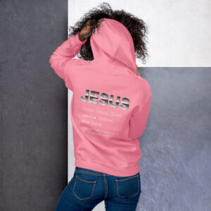 jesus name women's christian hoodie