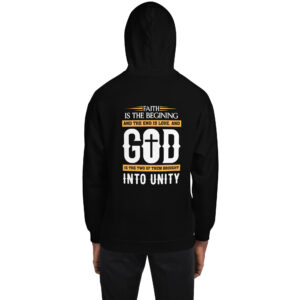 faith and love men's hoodie