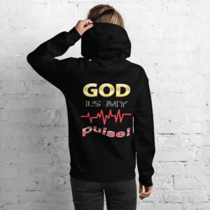 god is my pulse women's christian hoodie