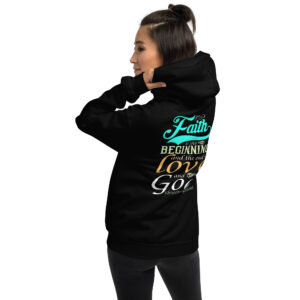 faith and love women's hoodie