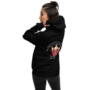 sacred heart of jesus st margaret mary 1675 women's hoodie