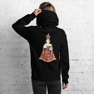 infant of prague women's hoodie