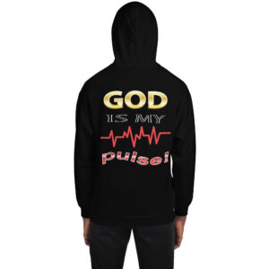 god is my pulse men's hoodie