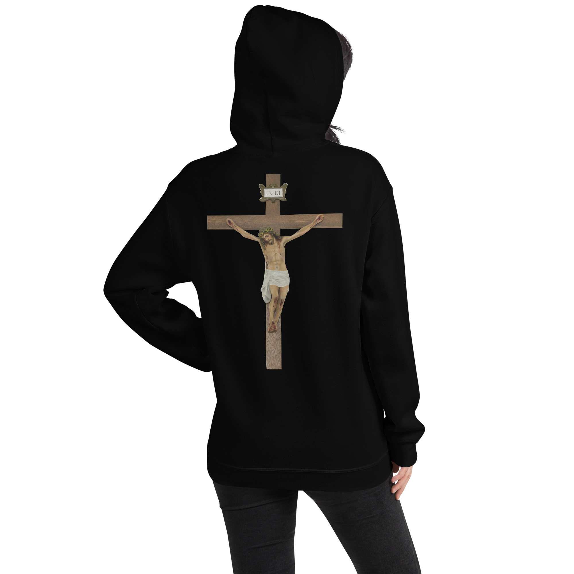 jesus crucified women's hoodie jesus crucified women's hoodie