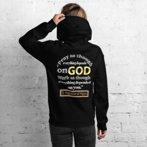 Women's Range pray and work st augustine women's hoodie
