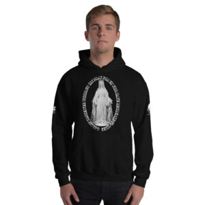 miraculous medal men's hoodie