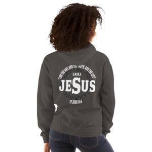 i am the way, the truth and the life women's christian hoodie