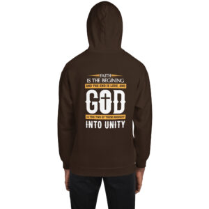 faith and love men's hoodie