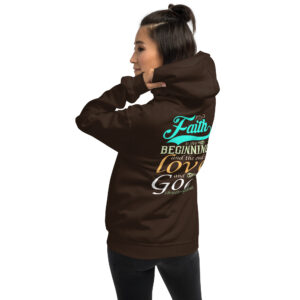 faith and love women's hoodie