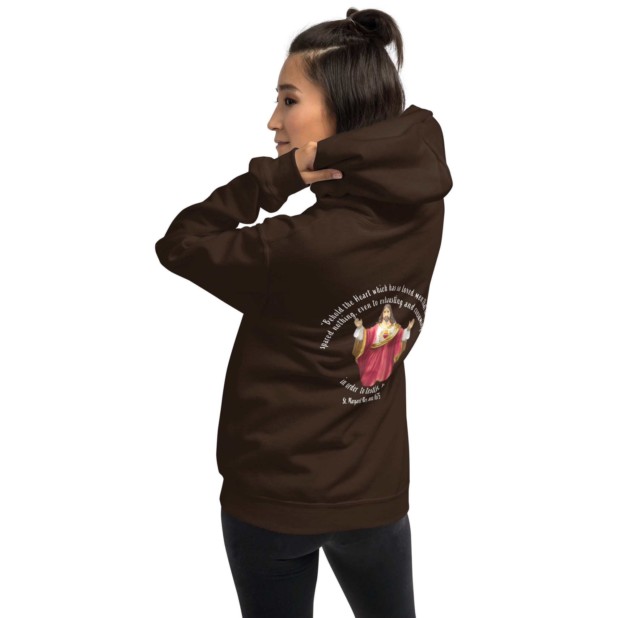 sacred heart of jesus st margaret mary 1675 women's hoodie sacred heart of jesus st margaret mary 1675 women's hoodie
