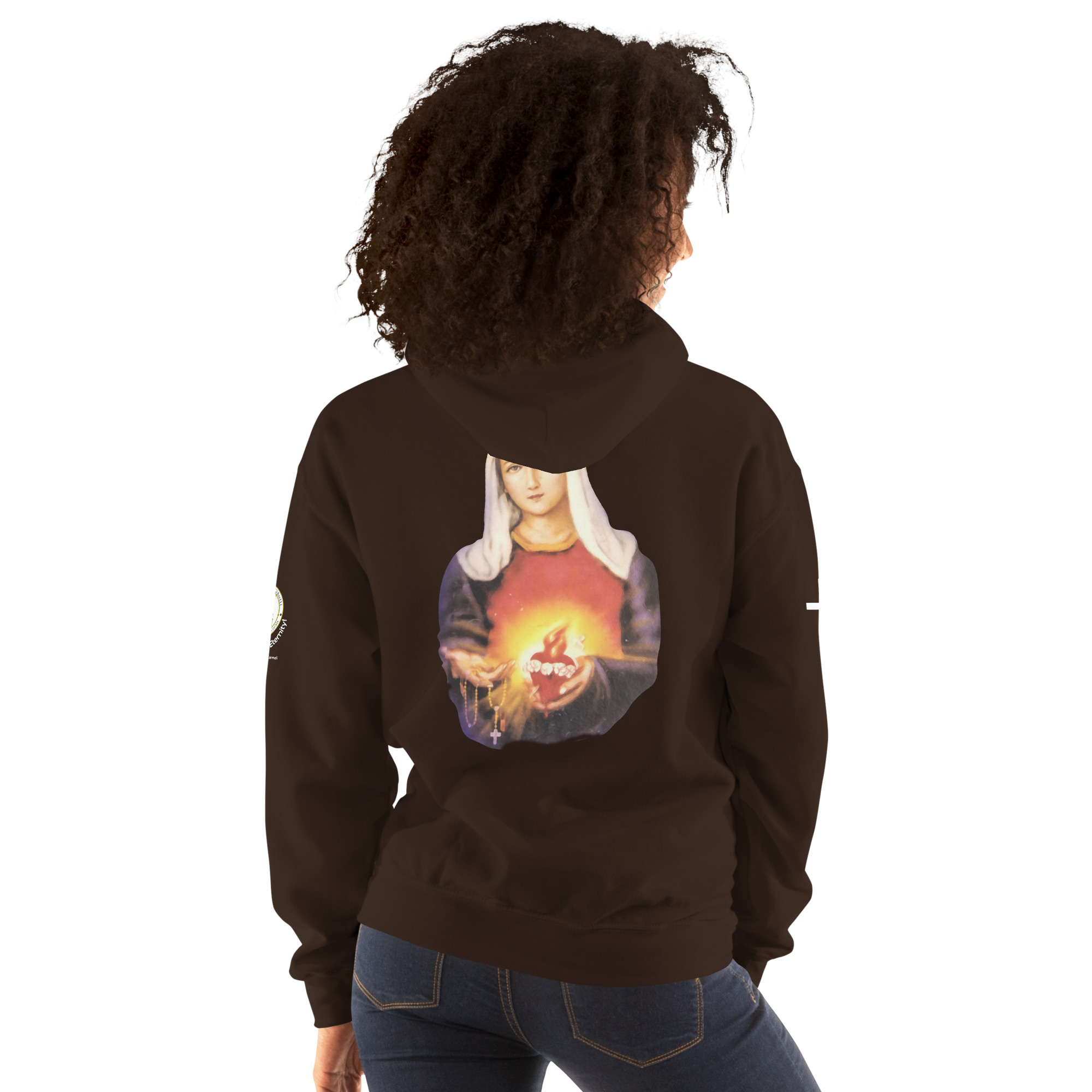 sacred heart of jesus and immaculate heart of mary women's hoodie sacred heart of jesus and immaculate heart of mary women's hoodie