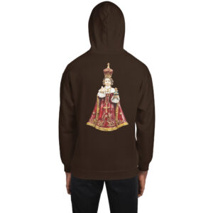 infant of prague men's hoodie