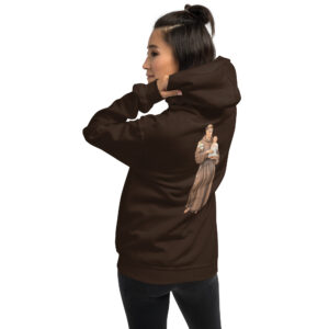 st anthony of padua women's hoodie