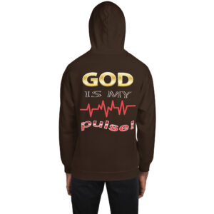 god is my pulse men's hoodie