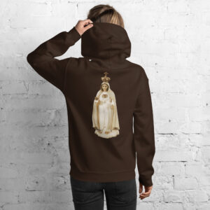 our lady of fatima women's hoodie