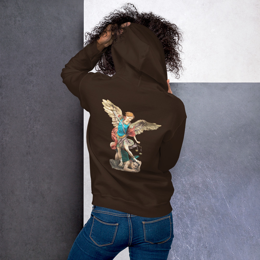 st michael archangel (colour) women's hoodie st michael archangel (colour) women's hoodie
