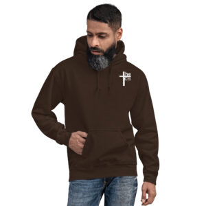 crucifixion scene men's hoodie