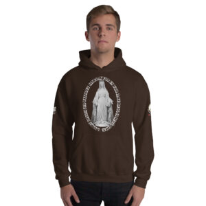 miraculous medal men's hoodie