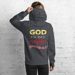 god is my pulse women's christian hoodie
