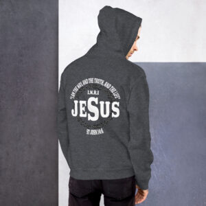 i am the way, the truth and the life men's christian hoodie