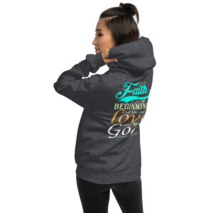 faith and love women's hoodie