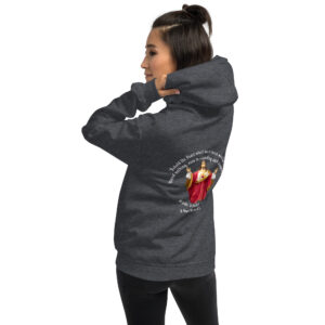 sacred heart of jesus st margaret mary 1675 women's hoodie