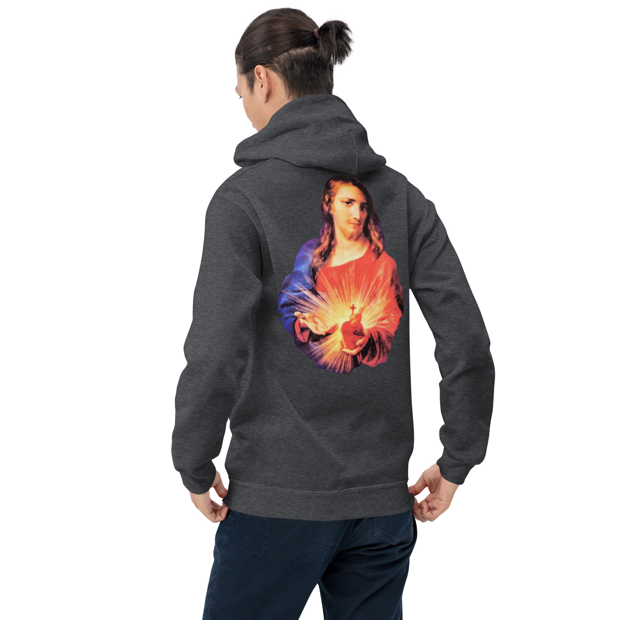sacred heart of jesus men's hoodie sacred heart of jesus men's hoodie
