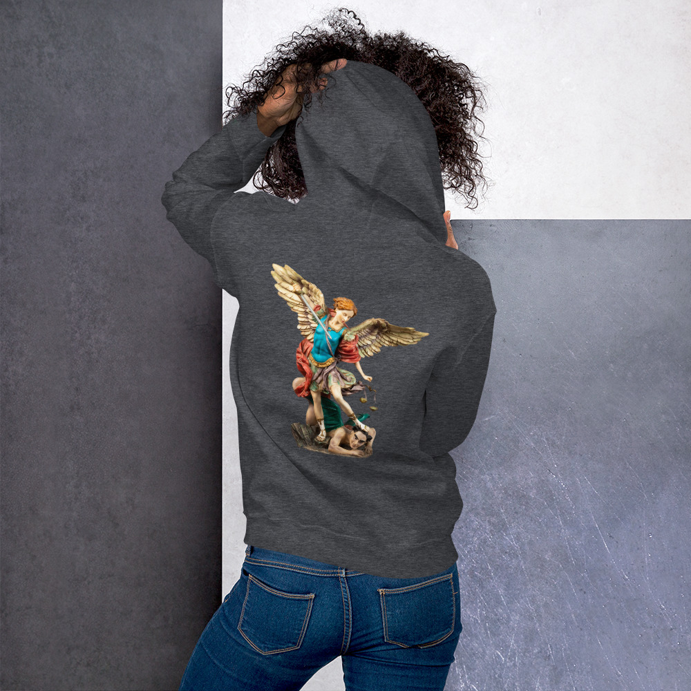 st michael archangel (colour) women's hoodie st michael archangel (colour) women's hoodie