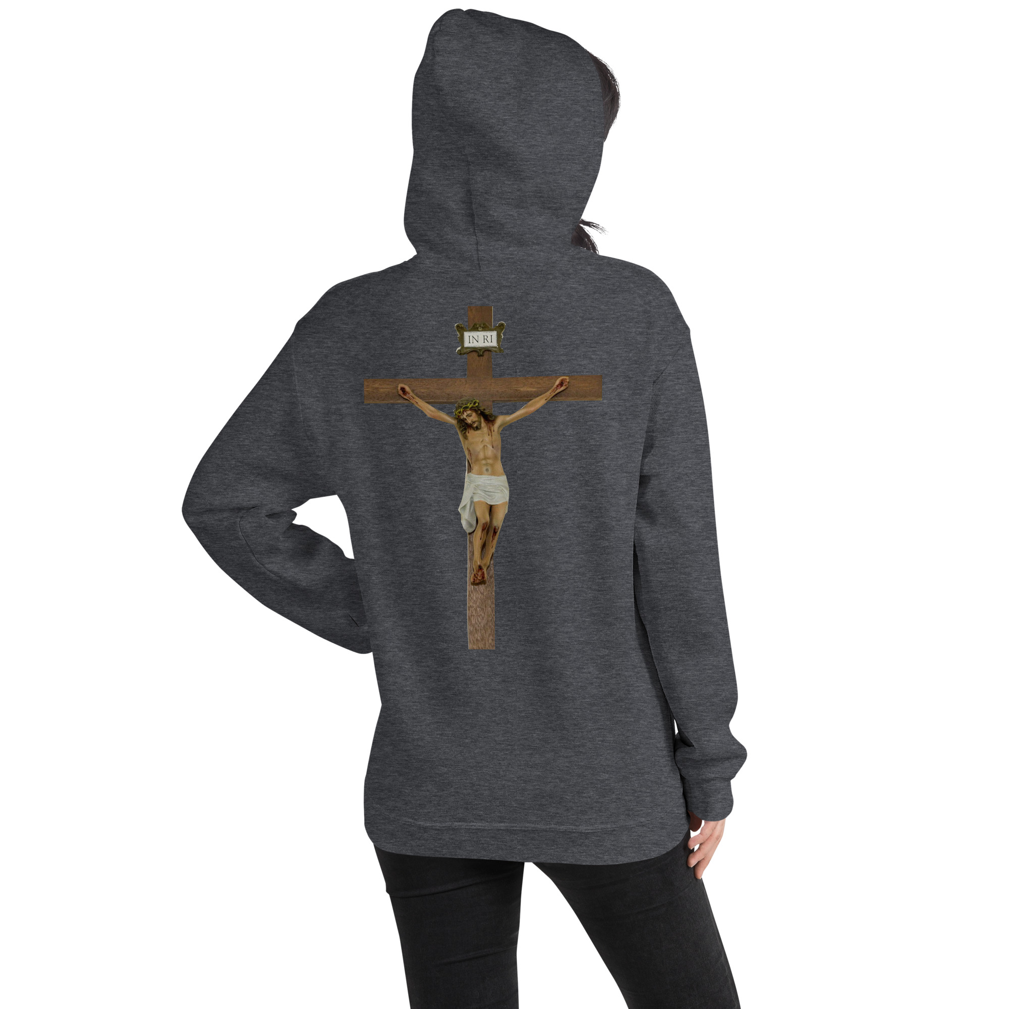 jesus crucified women's hoodie jesus crucified women's hoodie