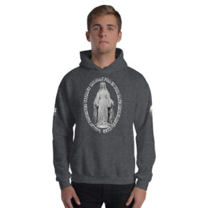 miraculous medal men's hoodie