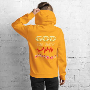 god is my pulse women's christian hoodie