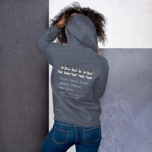 jesus name women's christian hoodie