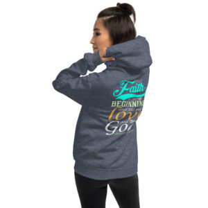 faith and love women's hoodie