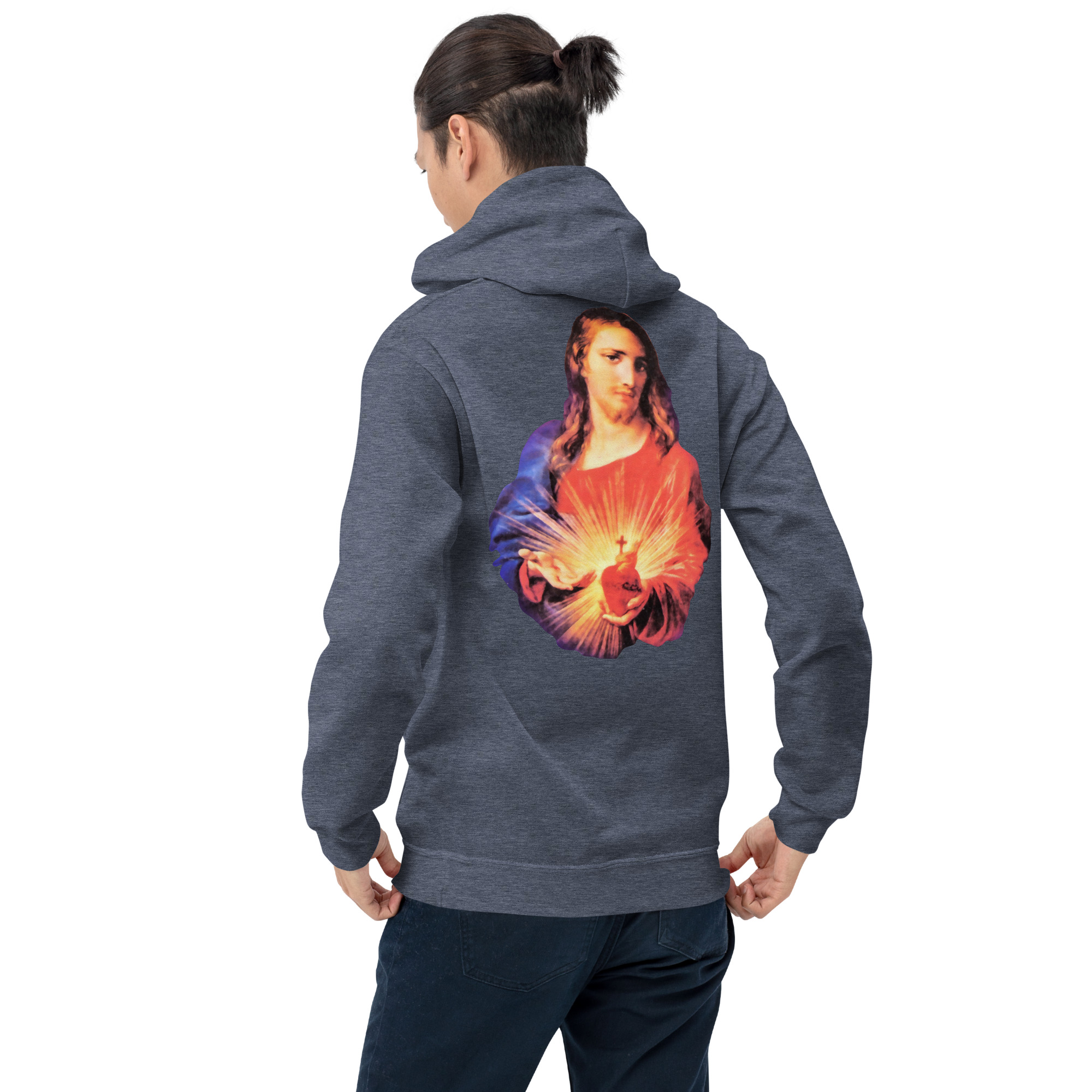 sacred heart of jesus men's hoodie sacred heart of jesus men's hoodie