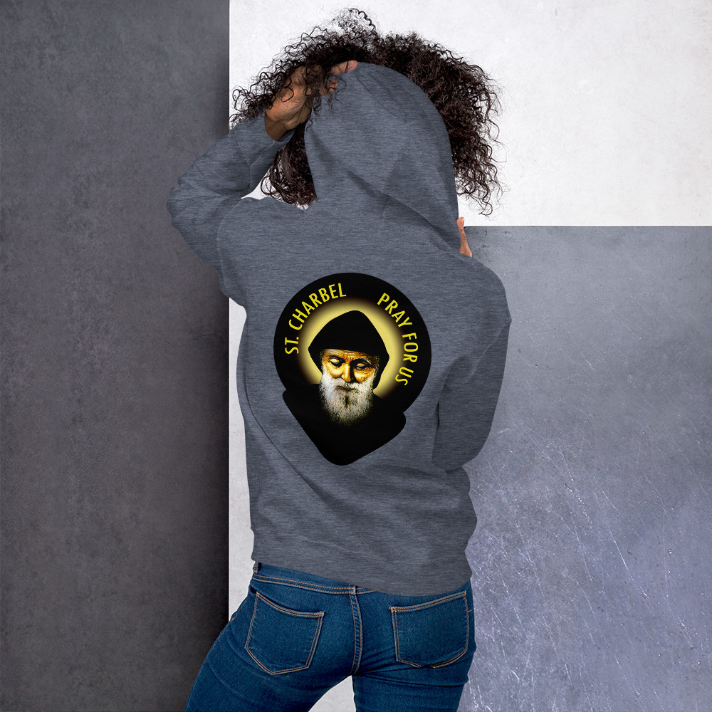 st charbel pray for us women's hoodie st charbel pray for us women's hoodie