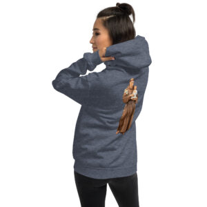 st anthony of padua women's hoodie