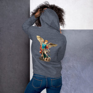 st michael archangel (colour) women's hoodie