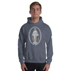 miraculous medal men's hoodie