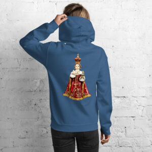 infant of prague women's hoodie