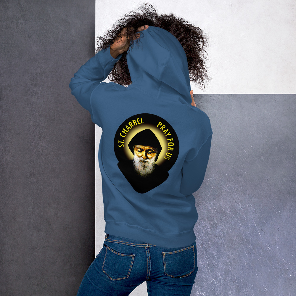 st charbel pray for us women's hoodie st charbel pray for us women's hoodie