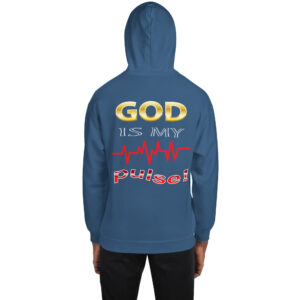 god is my pulse men's hoodie