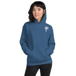 crucifixion scene women's hoodie