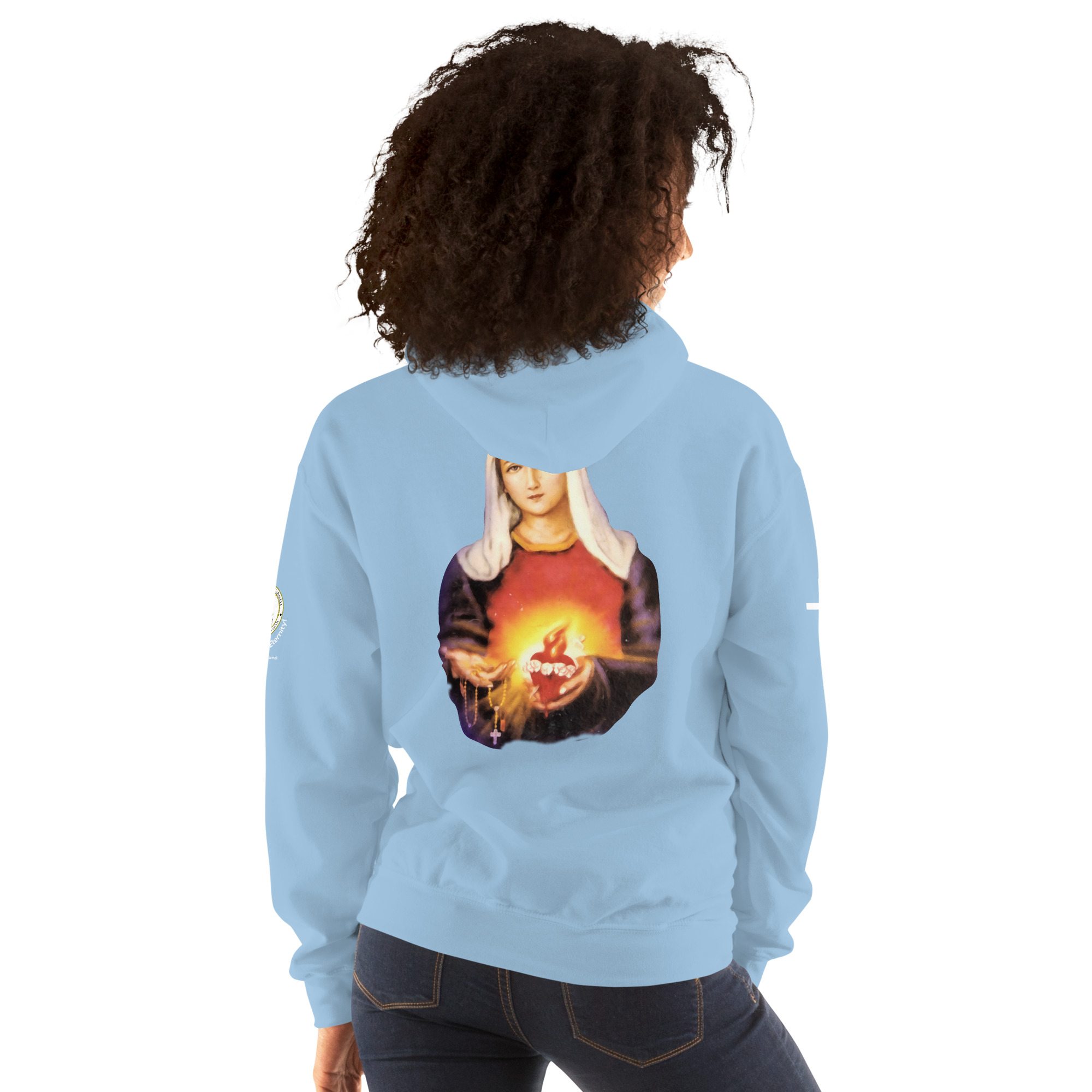 sacred heart of jesus and immaculate heart of mary women's hoodie sacred heart of jesus and immaculate heart of mary women's hoodie