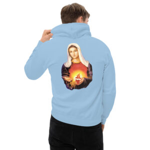 immaculate heart of mary men's hoodie