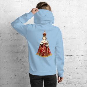 infant of prague women's hoodie