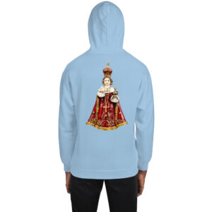 infant of prague men's hoodie