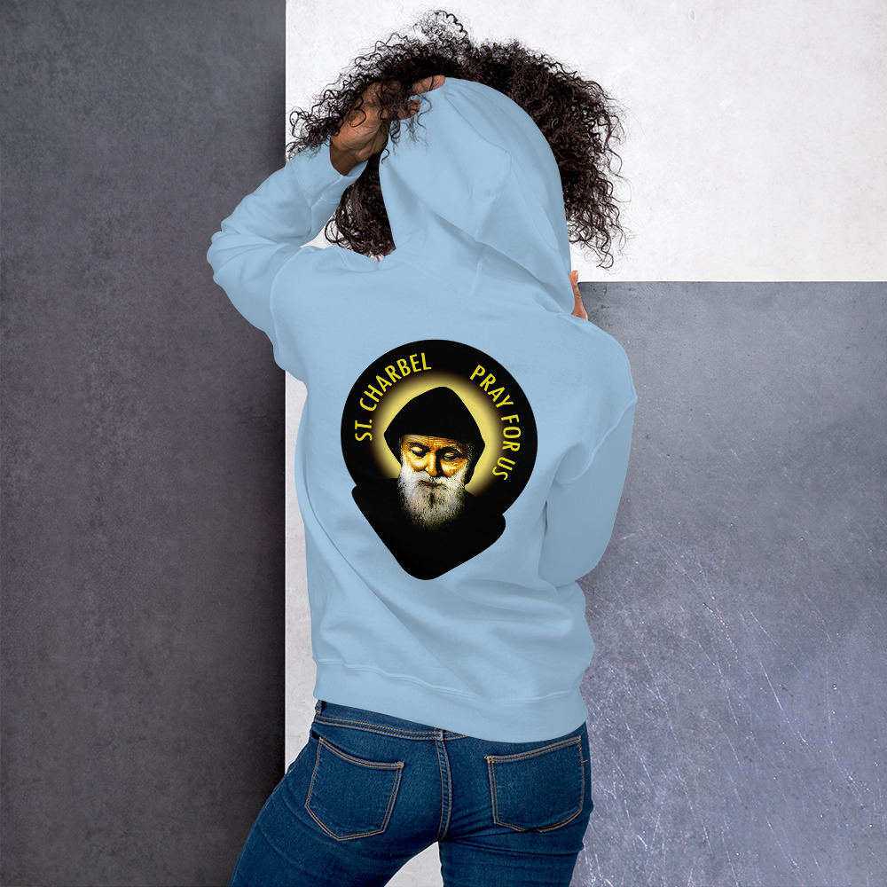 st charbel pray for us women's hoodie st charbel pray for us women's hoodie